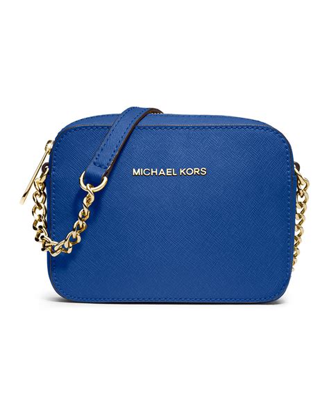 michael kors gold blue|michael kors blue crossbody.